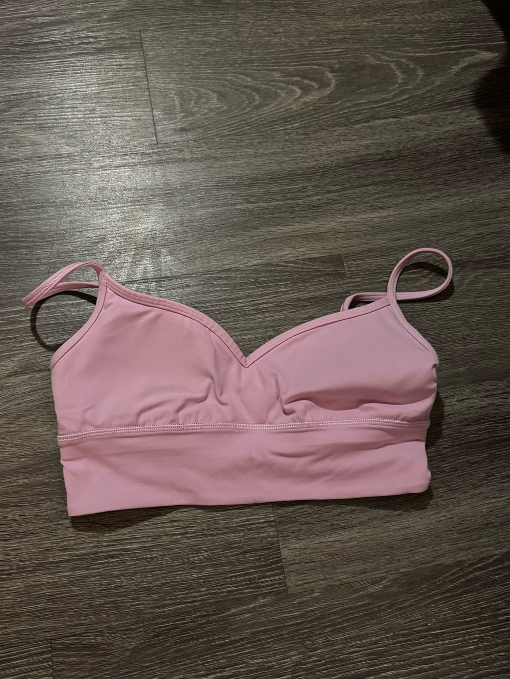 Pink Light-Support V-Neck Lululemon Sports Bra